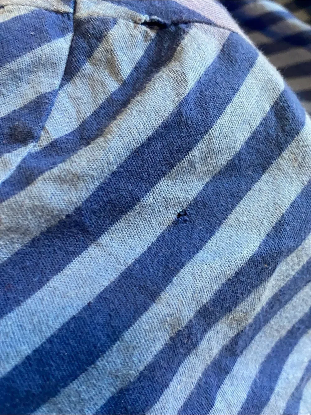 10/$50 Xhilaration 💯% Cotton Blue Striped Tiered Sundress Size L